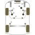 Silentblock Powerflex PFF85-620 Suport motor