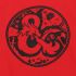 Hanorac cu Glugă Unisex Dungeons & Dragons Logo Roșu