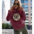 Hanorac cu Glugă Unisex Harry Potter Platform 9 and 3 Quarters Bordo
