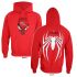 Hanorac cu Glugă Unisex Spider-Man Spider Crest Roșu