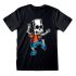 Tricou cu Mânecă Scurtă The Simpsons Skeleton Bart Negru Unisex