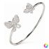 Brățară Folli Follie Fluturi Argint Sterling (Ø 55 mm)