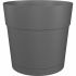 Ghiveci Artevasi Alb Antracit Plastic Rotund Rotundă Ø 40 cm