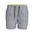 Costum de Baie Bărbați Jack & Jones BRANDED MINI 12228835 Alb