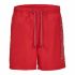 Costum de Baie pentru Copii Jack & Jones Double Logo Ly Sn Mni  Roșu