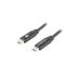 Cablu USB C Lanberg CA-CMCM-40CU-0018-BK (1,8 m) Negru