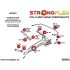Silentblock Strongflex STF081101AX4 Șasiu 4 Piese