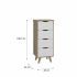 Dulap cu Sertare Vankka Dub 45 x 42 x 108 cm 45 x 108,7 x 42 cm