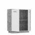 Mobilier pentru depozitare Lemn Gri deschis Alb (88,9 x 34,2 x 88,1 cm)