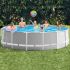 Piscină Detașabilă Intex Prism Frame 457 x 122 cm Gri 16.805 l
