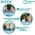 Piscină Detașabilă Colorbaby Clearview Prism Frame 488 x 122 cm