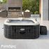 Spa gonflabil Colorbaby Purespa Burbujas Greystone Deluxe 795 L