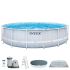 Piscină Detașabilă Intex Chevron Prism Rotundă 427 x 107 cm
