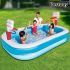Piscină Gonflabilă pentru Copii Bestway 636 L 254 x 168 x 102 cm Baschet