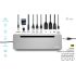 Hub USB-C i-Tec C31FLAT2PDPRO Argintiu