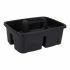 Organizator de scule Dem Brico Tavă Negru 38,5 x 29,5, x 17 cm (6 Unități)