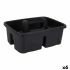 Organizator de scule Dem Brico Tavă Negru 38,5 x 29,5, x 17 cm (6 Unități)