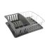 Scurgător de Vase pentru Chiuvetă Metaltex Gri (35 x 30 x 11 cm)