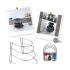 Organizator de tigăi Metaltex Canyon Metal (23 x 27 x 23 cm)