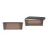 Cutie cu Capac Stefanplast Elegance Gri 19,5 x 11,5 x 33 cm 5 L