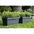 Ghiveci Stefanplast Mediterráneo Antracit Plastic 100 cm