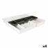 Organizator pentru tacâmuri Tontarelli Bella Alb 7 Piese 49,5 x 49,2 x 6,7 cm (4 Unități)