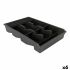 Organizator pentru tacâmuri Tontarelli Bella plus Negru 43,6 x 28,7 x 7,13 cm (6 Unități)