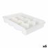 Organizator pentru tacâmuri Tontarelli Bella plus Alb 43,6 x 28,7 x 7,13 cm (6 Unități)