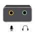 Adaptor Audio Jack Ewent EC1645 USB C