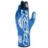 Kids Karting Gloves OMP KS-4 Albastru Alb 4