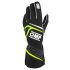 Karting Gloves OMP MY2025 Galben Negru FIA 8856-2018