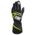 Karting Gloves OMP MY2025 Galben Negru FIA 8856-2018