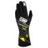 Karting Gloves OMP MY2025 Galben Negru FIA 8856-2018