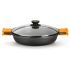 Caserolă BRA Braisogona_A270524 Ø 24 cm Negru Metal Aluminiu Aluminiu forjat Aluminiu turnat 5 L