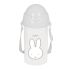 Sticlă cu Capac și Pai Miffy Niebla Gri PVC 500 ml