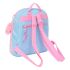 Rucsac BlackFit8 Smile Roz Albastru deschis 25 x 30 x 13 cm Mini