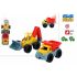 Set de jucării de plajă Colorbaby 26 cm Excavator Camion 2 Piese