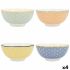 Bol Quid Pippa Ceramică Multicolor (20 cm) (Pack 4x)