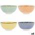 Bol Quid Pippa Ceramică (15 x 15 x 7,3 cm) (Pack 6x)