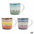 Cană tip Halbă Quid 4u Multicolor Ceramică 330 ml (12 Unități) (Pack 12x)