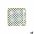 Tavă pentru gustari Quid Pippa Pătrat Ceramică Multicolor (15,5 x 15,5 cm) (8 Unități)