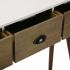 Mobilă pentru Hol cu 3 Sertare Versa Alb Lemn MDF și lemn de pin 30 x 80,5 x 90 cm