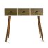 Mobilă pentru Hol cu 3 Sertare Versa Alb Lemn MDF și lemn de pin 30 x 80,5 x 90 cm
