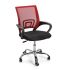 Scaun de birou Versa Negru Roșu Multicolor 51 x 58 cm