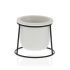 Ghiveci Versa Alb Metal Ceramică Plastic Rotund Minimalist 10,5 x 11,5 x 10,5 cm