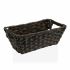 Coș Versa Cu mânere Maro închis Polietilenă Plastic 17 x 11,5 x 29 cm