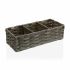 Coș Versa Gri 3 Compartimente Polietilenă (15,2 x 10,2 x 35,6 cm)