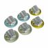 Set de Cești cu Farfurii Versa Leia Porțelan (12 pcs)