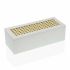 Casetă de Bijuterii Versa Dreptunghiular Alb (10 x 8 x 26 cm)