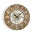 Ceas de Perete Versa 40 x 4,5 x 40 cm Metal Lemn MDF